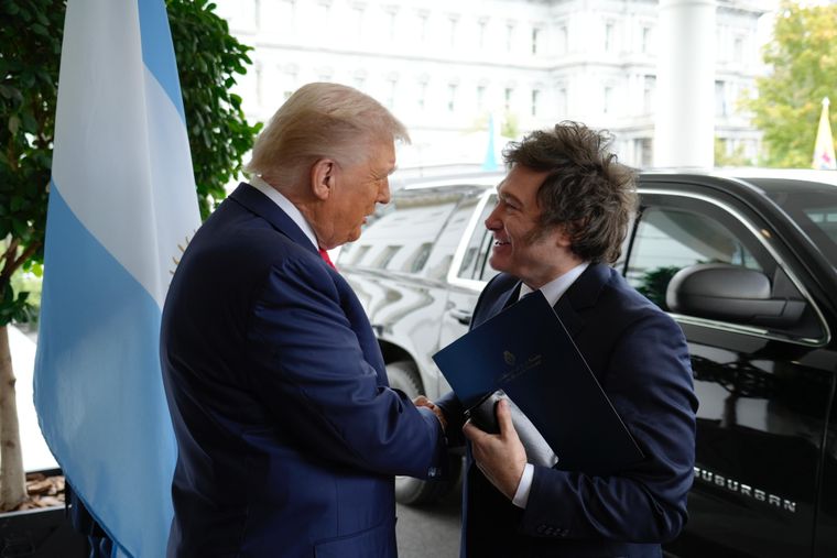 El último encuentro entre Milei y Trump