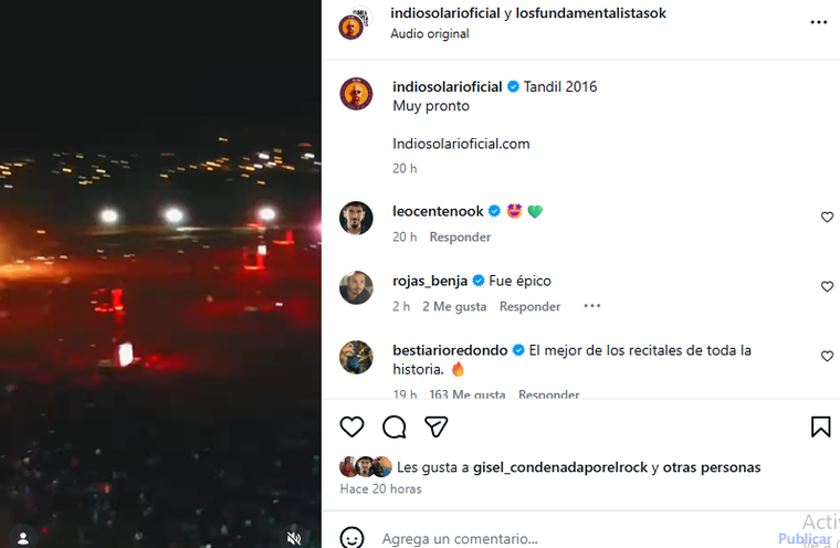 "Tandil 2016. Muy pronto": la frase que desató la euforia entre los seguidores del "Mister". "Tandil 2016. Muy pronto": la frase que desató la euforia entre los seguidores del "Mister".