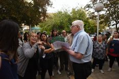 Hermógenes Suárez, el rector del IMEI, dando explicaciones. Foto: MAXIMILIANO RÍOS / MDZ
