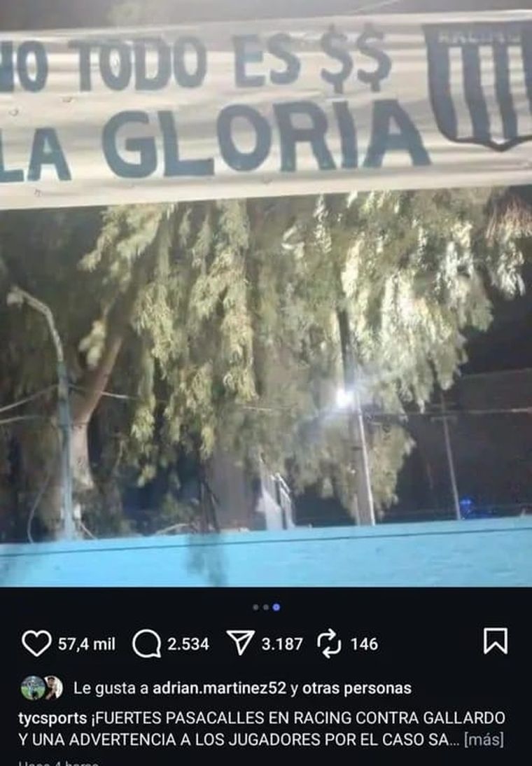 El "like" de Maravilla Martínez que dejó en evidencia el malestar por el pase de Maxi Salas a River. Foto: captura de pantalla El "like" de Maravilla Martínez que dejó en evidencia el malestar por el pase de Maxi Salas a River. Foto: captura de pantalla