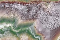 Una imagen creada por el escaner Lidar Foto: SAIE lab / J. Berner / M. Frachetti