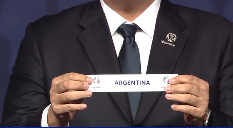 Argentina fue cabeza de serie del Grupo A.