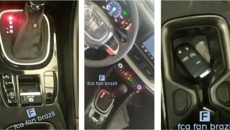 Fiat Fastback interior Algunas imágenes del tablero ya se filtraron.