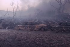 Así quedó la playa de San Agustín este sábado Foto: Seguridad Así quedó la playa de San Agustín este sábado Foto: Seguridad