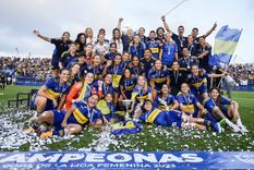 Las Gladiadoras gritaron campeón. Foto: Boca Juniors femenino