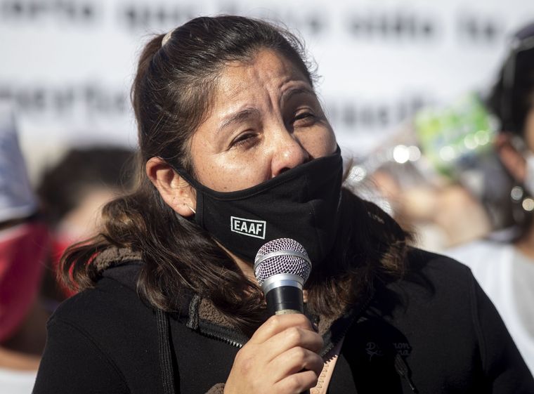 Cristina Castro, mamá del joven asesinado Foto: Noticias Argentinas