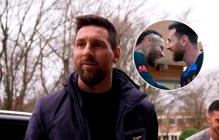 Lionel Messi El capitán argentino volvió a los entrenamientos del PSG.