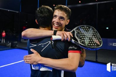 MDZol | Agustín Tapia podrá jugar los próximos torneos de Premier Padel. Foto: Twitter (@WorldPadelTour)