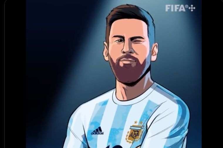 La FIFA bajó el video de Leo. Foto: Captura