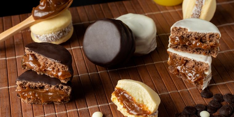 Postres Los alfajores argentinos fueron considerados entre los mejores del mundo Foto: Ph Shutterstock