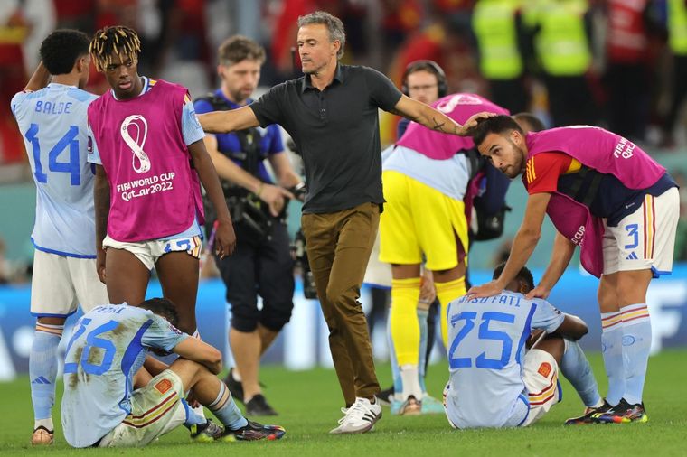 El mensaje del Manchester United tras la eliminación de la España de Luis Enrique. Foto: EFE