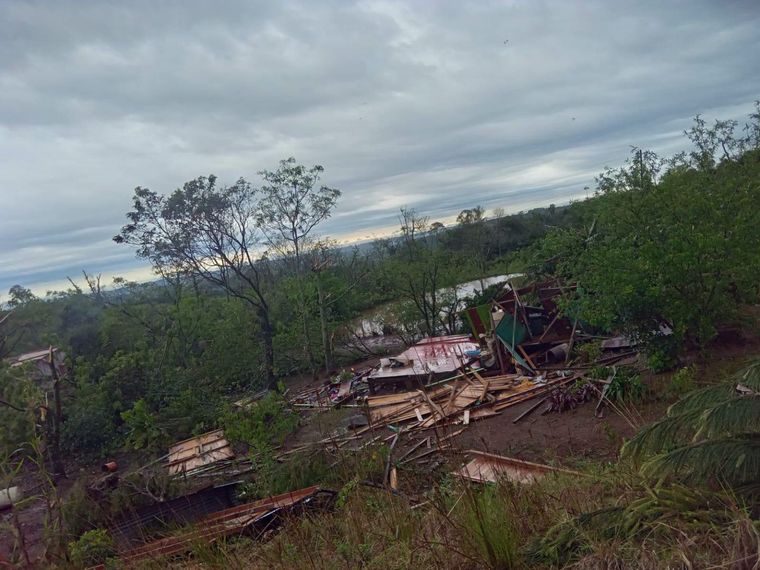 Temporal mortal: Un agricultor de 42 años murió en San Pedro, Misiones.