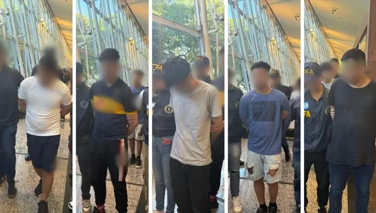 Fueron trasladados bajo un fuerte operativo de seguridad.