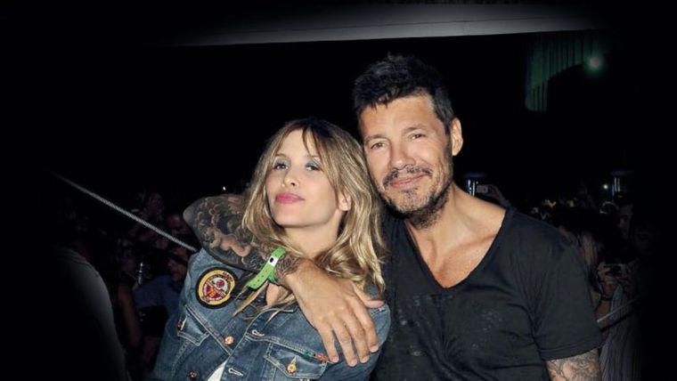 Guilermina Valdés y Marcelo Tinelli
