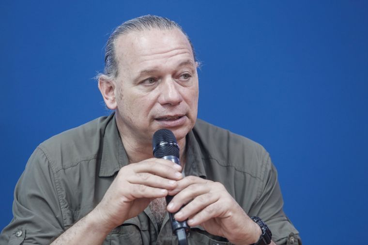 Sergio Berni publicó un video que fue secuestrado como prueba para avanzar con una acusación de caza ilegal de jabalíes Foto: Télam