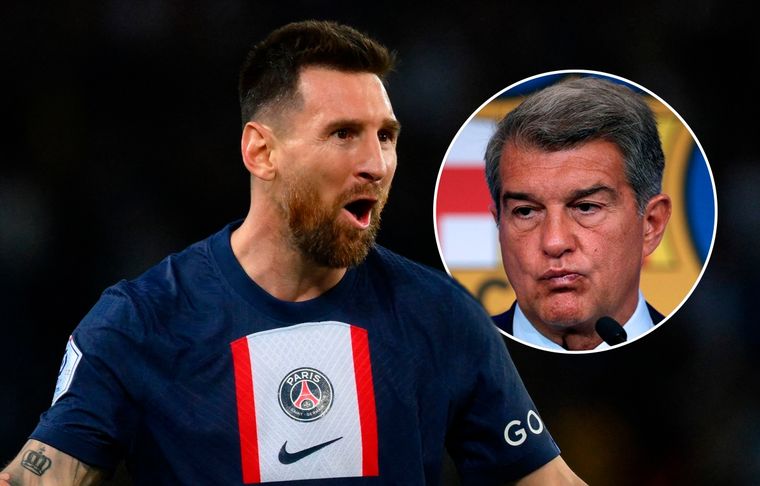 Lionel Messi Leo esquivó a Joan Laporta en la gala del Balón de Oro.