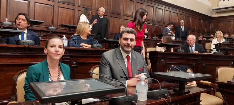 Martin kerchner, líder de la bancada de Cambia Mendoza. Foto: Prensa Cambia Mendoza