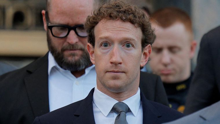 El presidente y jefe ejecutivo de Meta, Mark Zuckerberg, declaró en el juicio. El presidente y jefe ejecutivo de Meta, Mark Zuckerberg, declaró en el juicio.