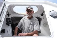 El transporte usado por Jean-Jacques Savin fue encontrado volcado Foto: GETTY IMAGES