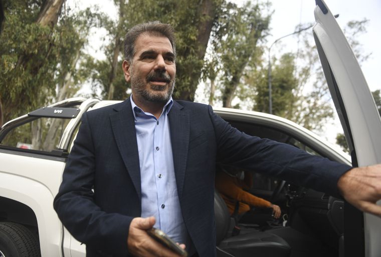 Cristian Ritondo felicitó a Javier Milei Foto: Telam