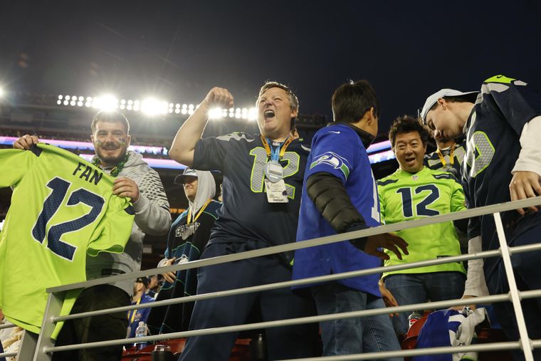 La hinchada de Seattle Seahawks es 