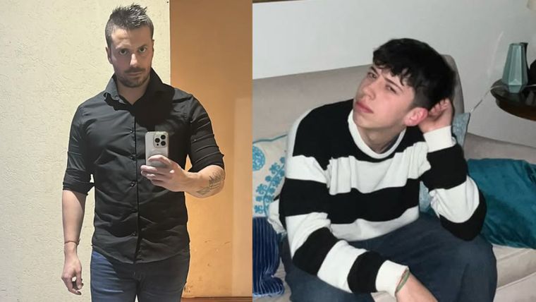 Fuerte enfrentamiento entre los familiares. Fotos: Instagram/ @ulisesjaitt/ @valentino_jaitt. 