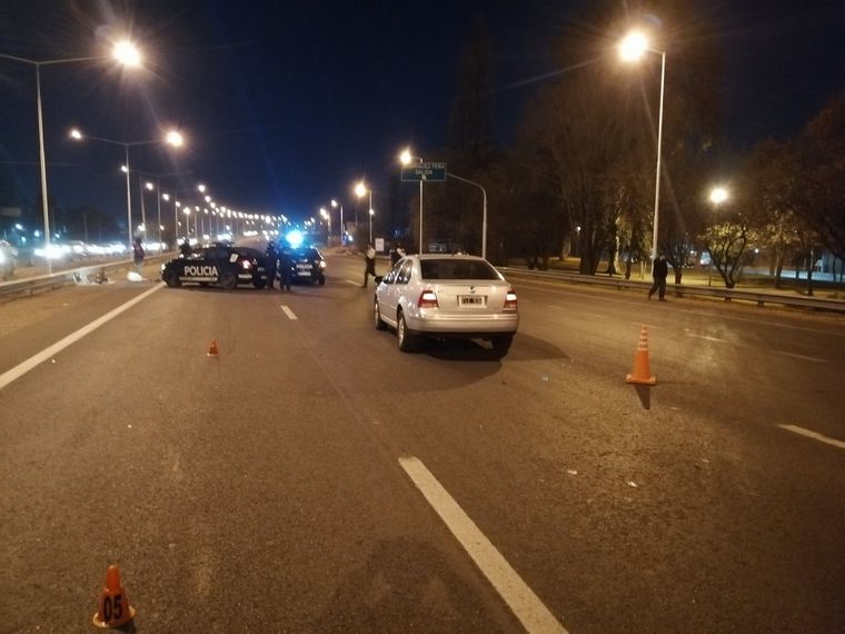 Accidente y caos en el Acceso Sur Foto: Gentileza @MATIPASCUALETTI