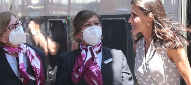 La reina Letizia preocupó por su estado de salud tras contagiarse COVID. Foto: Twitter @CasaReal