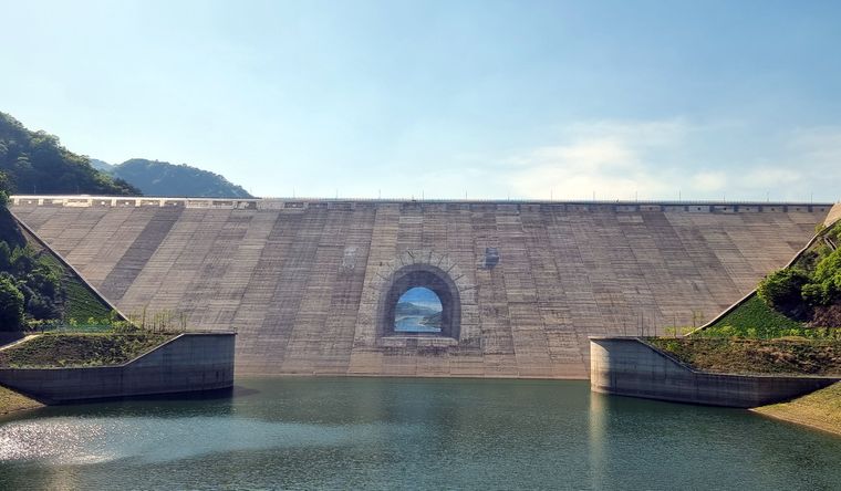 La presa de Dam, en Corea del Sur, registró el incremento de agua decidido desde Corea del Norte. Foto Wikipedia