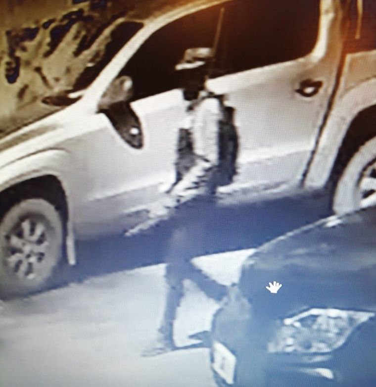 El sospechoso que vieron ayer algunos vecinos