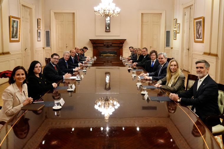 La reunión de los gabinetes de Argentina y Chile en Casa Rosada La reunión de los gabinetes de Argentina y Chile en Casa Rosada