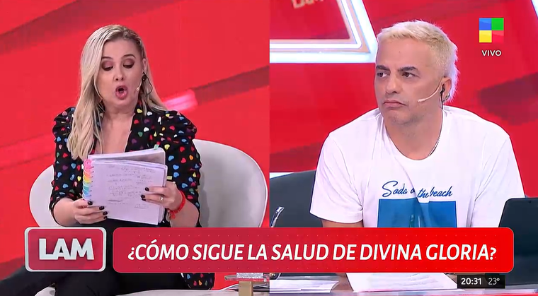 Divina Gloria sigue internada. Divina Gloria sigue internada. 