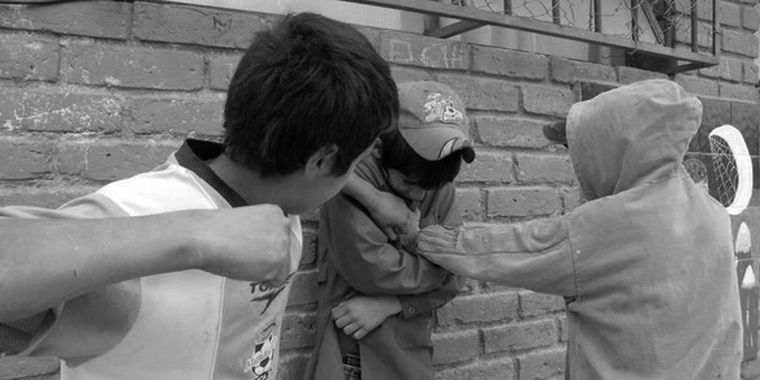 Pegar y ser golpeado en la escuela. Foto: Marcelo Ruiz/ MDZ