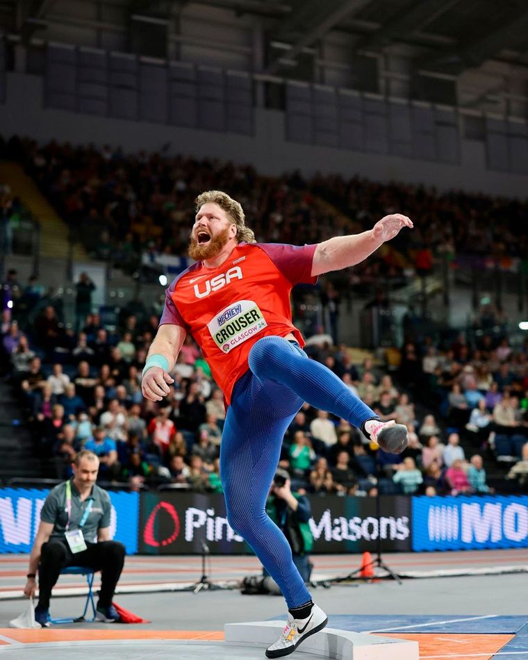 Ryan Crouser buscará su tercer oro olímpico consecutivo en París 2024 Foto: @rcrouser