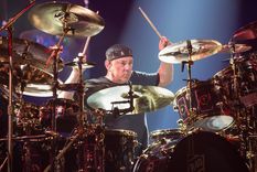 Neil Peart, el baterista de Rush en 2015.