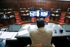 Mario Abed estuvo al frente de la sesión de Senadores. Foto: Prensa Senado Mario Abed estuvo al frente de la sesión de Senadores. Foto: Prensa Senado