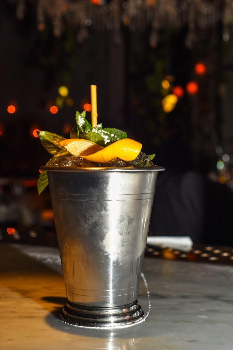 Uno de los tragos preparados por la bartender Julieta Bordón. Uno de los tragos preparados por la bartender Julieta Bordón.