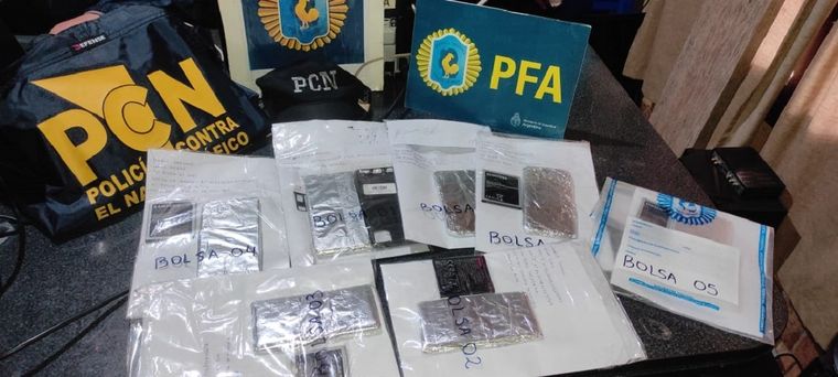 Parte del secuestro Foto: Ministerio de Seguridad de Mendoza