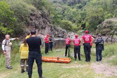 Un turista de 24 años proveniente de Buenos Aires se convirtió en la octava víctima que falleció por ahogamiento en los ríos de la provincia de Córdoba. Foto: Policía de Córdoba