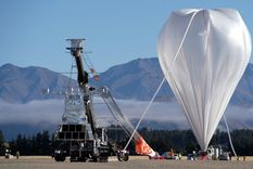 Globo estratosférico de la NASA. Foto: Nasa.