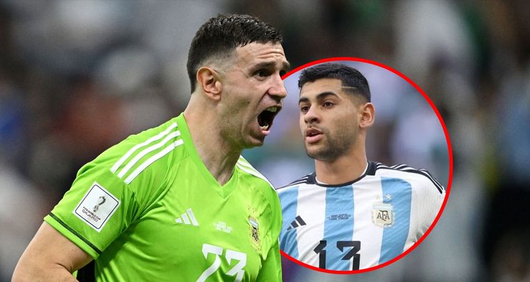 Dibu Martínez y su anécdota con Cuti Romero en el Mundial. Foto: MDZ