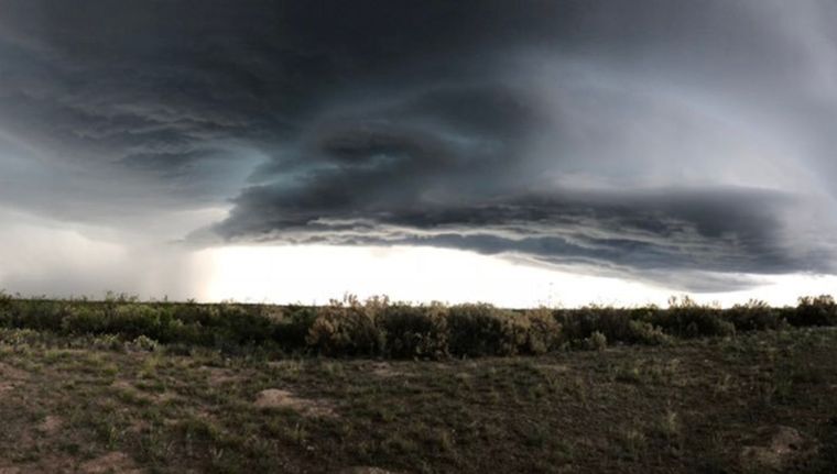 Tormenta en San Rafael captada por Relámpago Foto: Genitleza Relampago