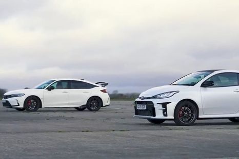 Toyota Yaris v Honda Civic (CarWow)