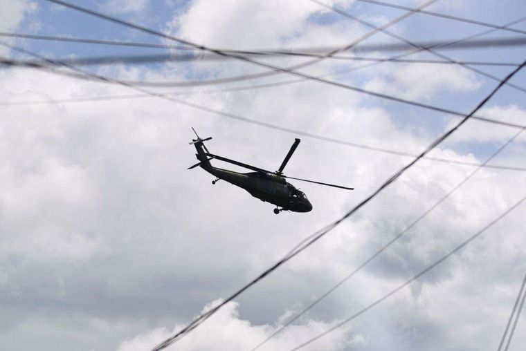 El derribo del helicóptero policial presuntamente se llevó a cabo con un dron. (Foto de archivo)