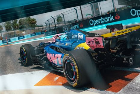 El A526 durante el GP de Miami. El A526 durante el GP de Miami.