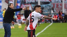 Chacho Coudet tuvo una explosiva frase contra los árbitros, pero se olvidó que estaba implicado el propio River.&nbsp;