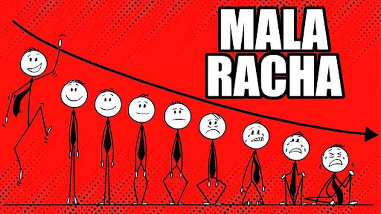 La mala racha no es un acontecimiento; es una atmósfera. La mala racha no es un acontecimiento; es una atmósfera.