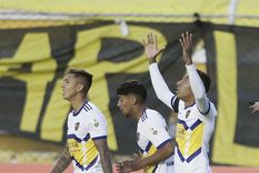 Villa celebra el gol de la victoria. Foto: Boca Juniors