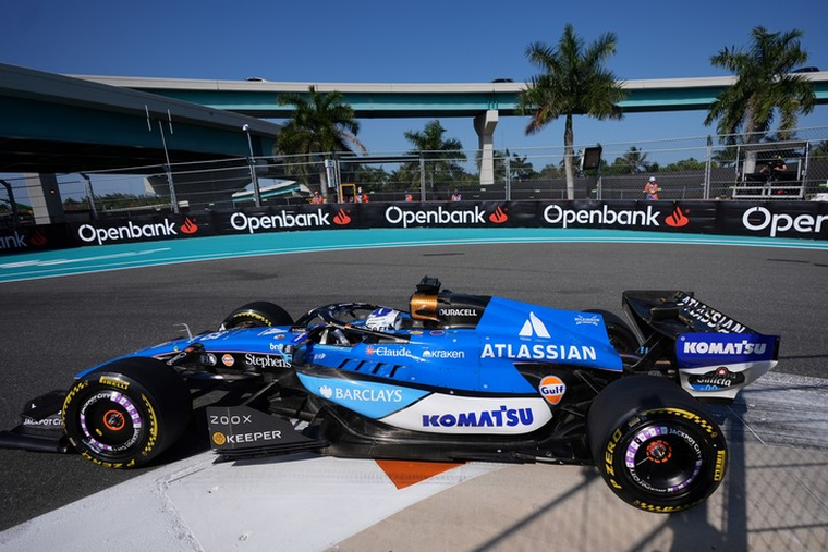 Alex Albon en la qualy Sprint Alex Albon en la qualy Sprint