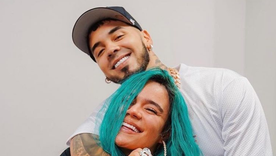 ANUEL AA Y KAROL G LA PAREJA SE DISOLVIÓ EN ABRIL DE 2021 Foto: Archivo